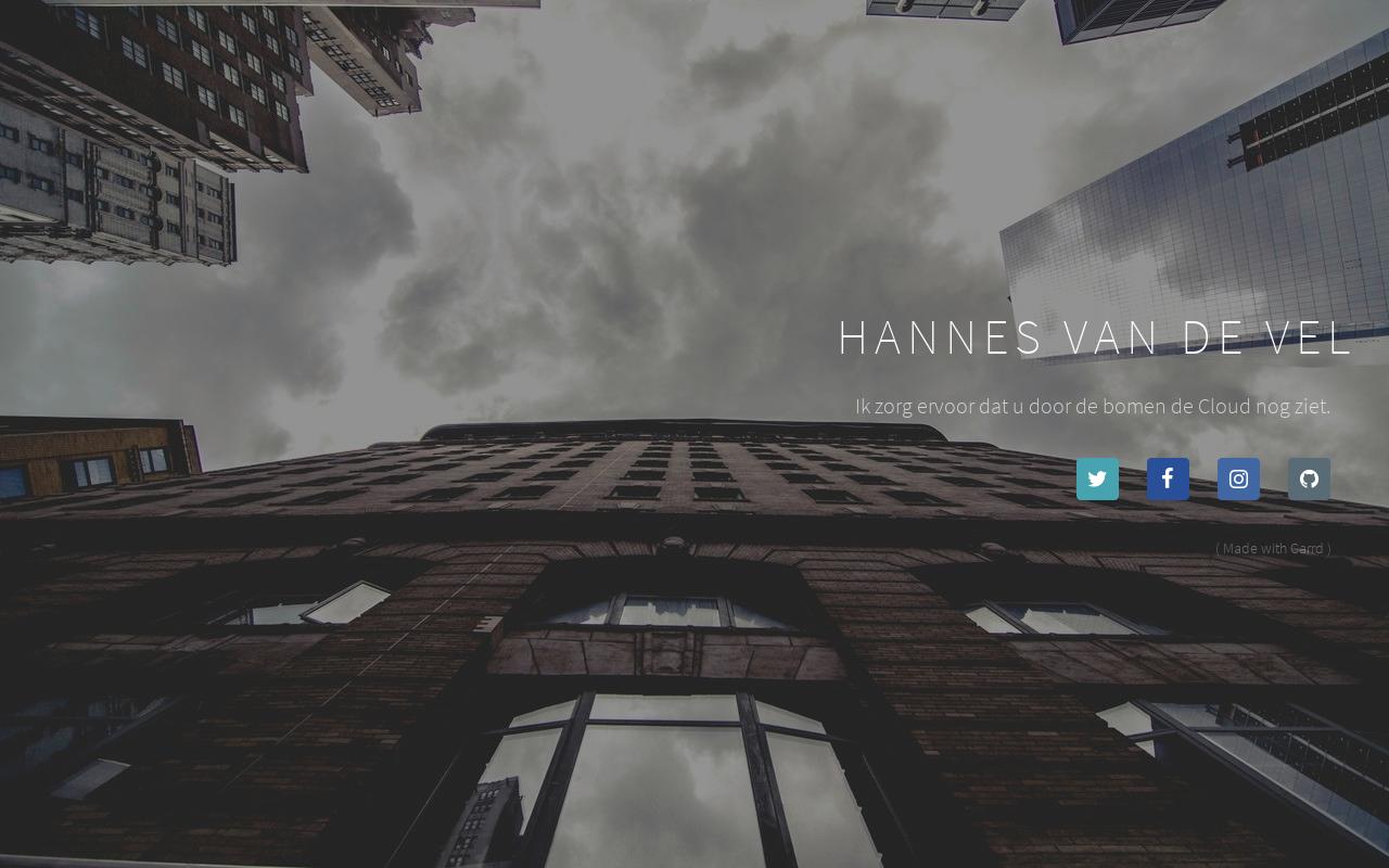 Carrd profile picture for @hannes